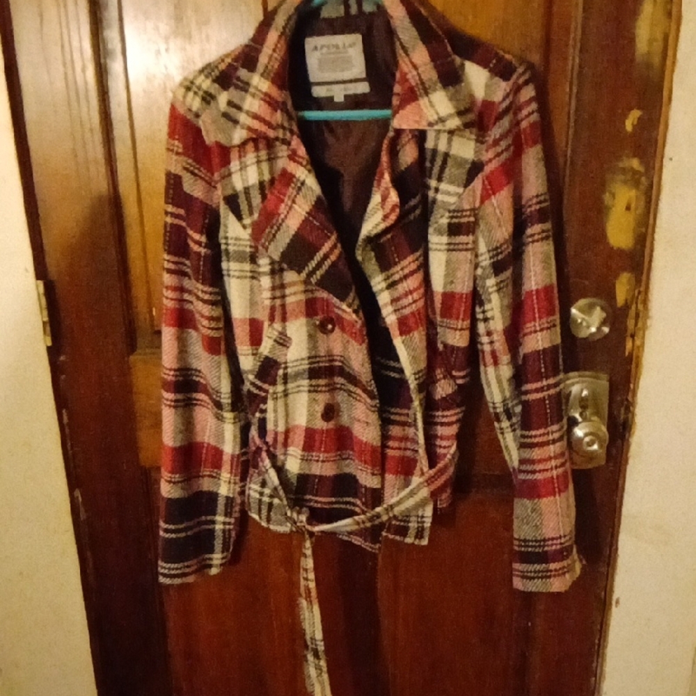 #119 Elegant Plaid Women's Blazer